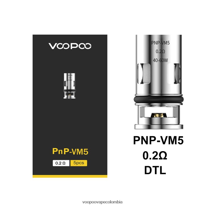 VOOPOO PNP bobinas (5 piezas) pnp-c1 - VOOPOO drag precio Colombia N2082T584