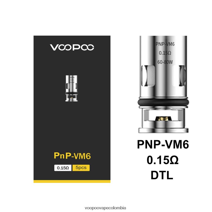 VOOPOO PNP bobinas (5 piezas) pnp-c1 - VOOPOO drag precio Colombia N2082T584