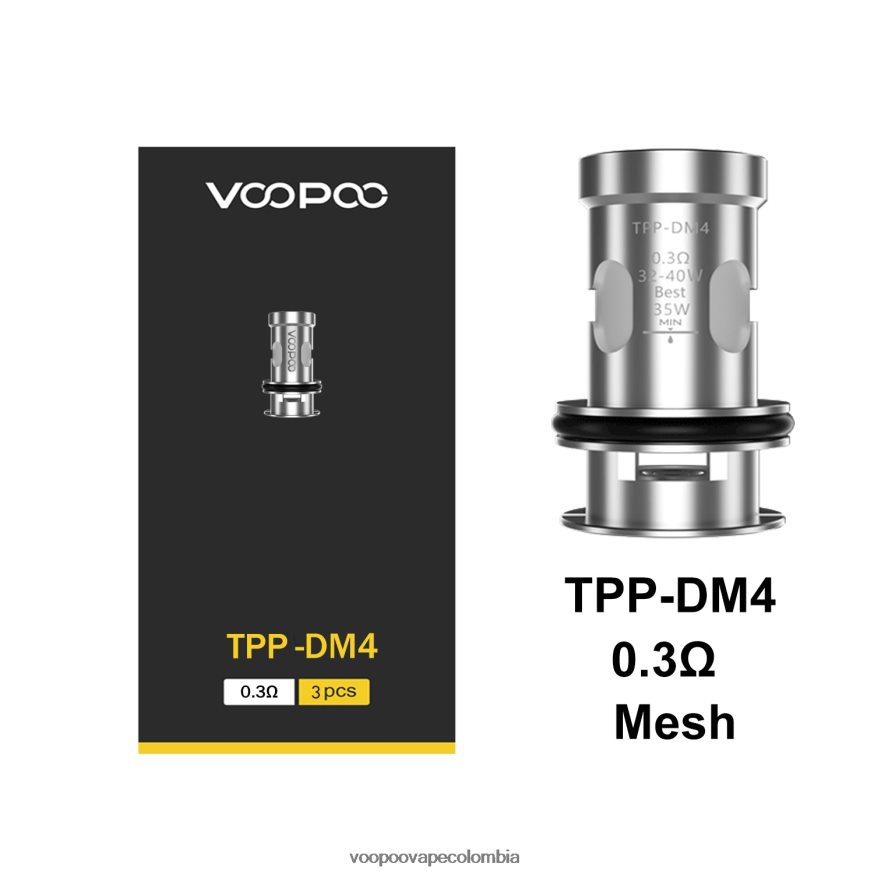VOOPOO TPP bobinas (3 piezas) tpp-dm4 - VOOPOO vape Colombia N2082T611