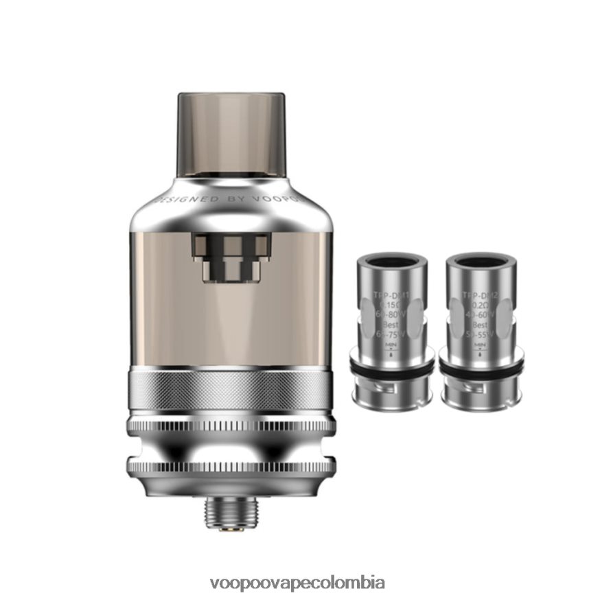 VOOPOO TPP tanque de vainas plata - VOOPOO vape Bogotá N2082T562