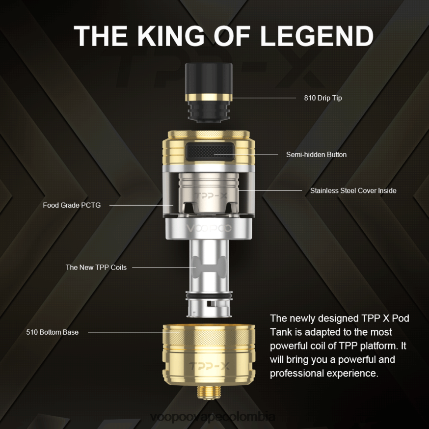 VOOPOO TPP X tanque de vainas arcoíris - VOOPOO drag precio Colombia N2082T514