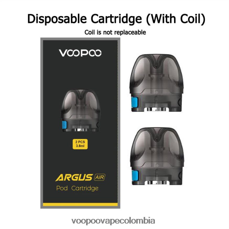 VOOPOO ARGUS AIR cartucho de cápsulas (2 piezas) cápsula con bobina de 0,8 ohmios - VOOPOO argus precio N2082T535
