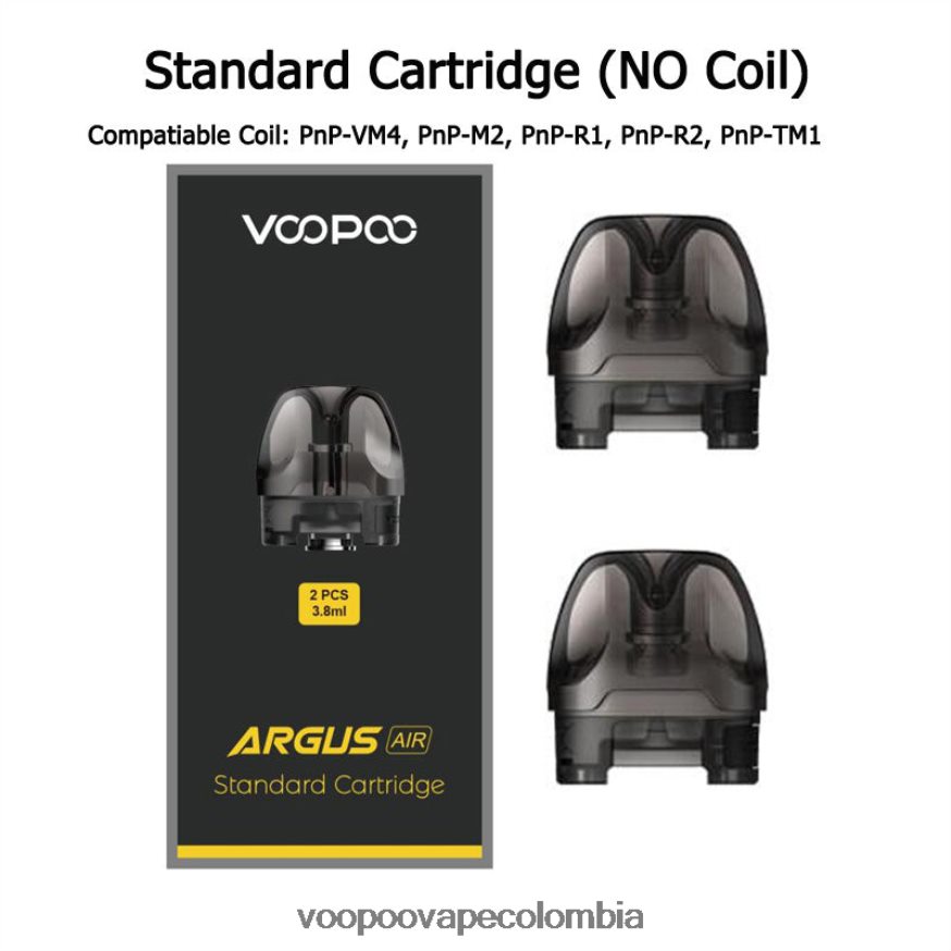 VOOPOO ARGUS AIR cartucho de cápsulas (2 piezas) vaina estándar (vacía) - VOOPOO Colombia N2082T513