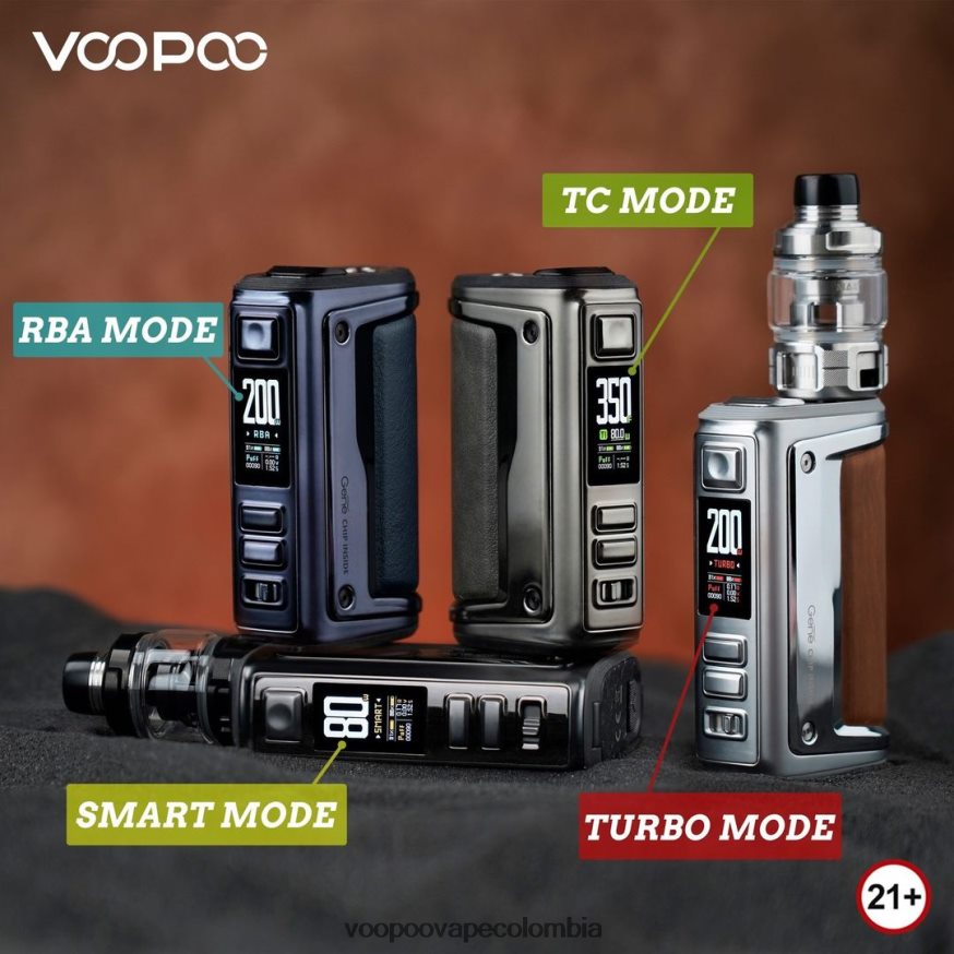 VOOPOO ARGUS GT II equipo de tanque grafito - VOOPOO vape Colombia N2082T1