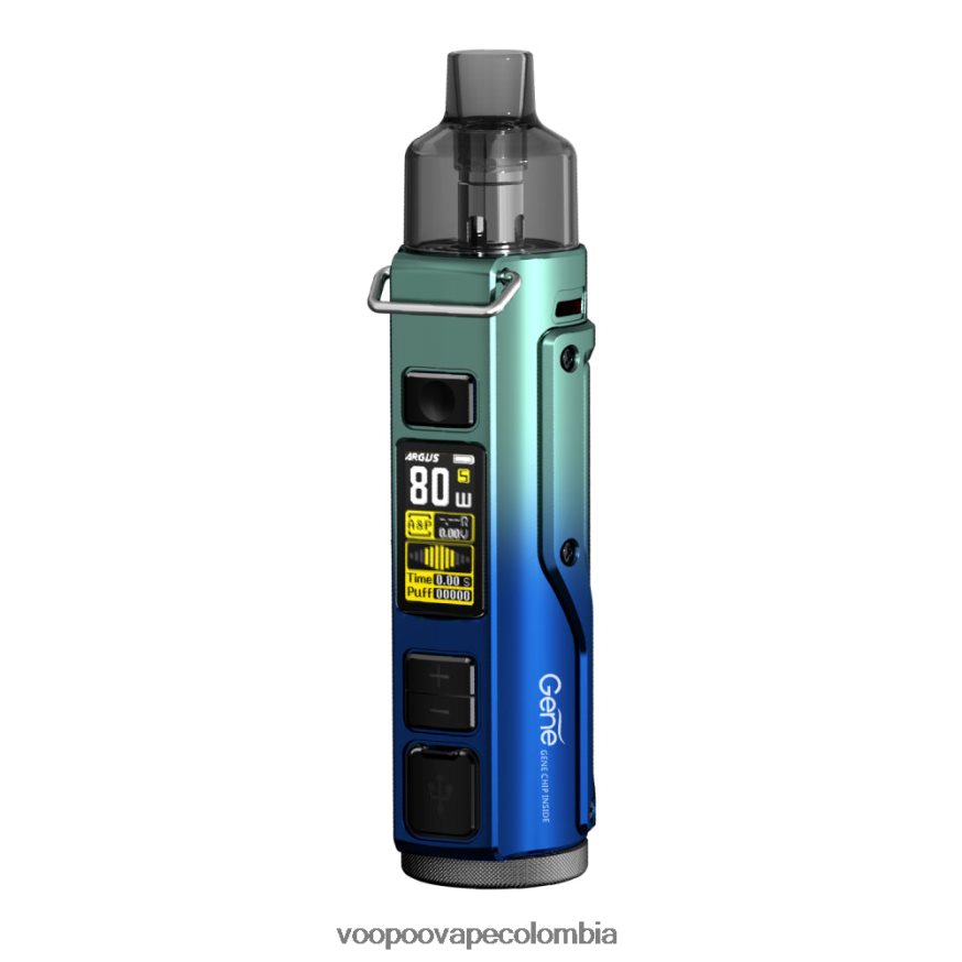 VOOPOO ARGUS PRO kit de modificación de cápsulas azul verde - VOOPOO vape Colombia N2082T31