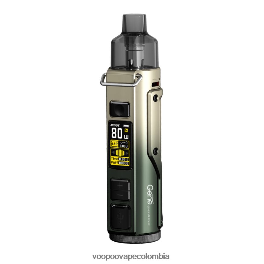 VOOPOO ARGUS PRO kit de modificación de cápsulas oro verde negruzco - VOOPOO gene precio Colombia N2082T30
