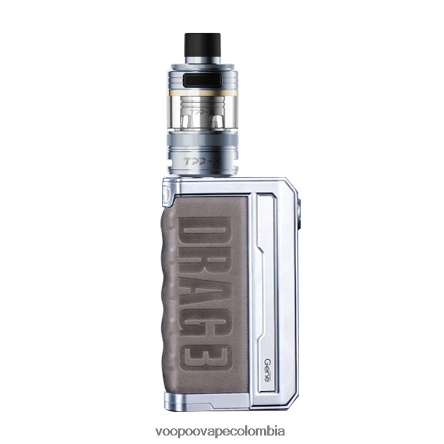 VOOPOO DRAG 3 TPP X kit de modificación de caja lima del tesoro plateada - VOOPOO vape Bogotá N2082T272