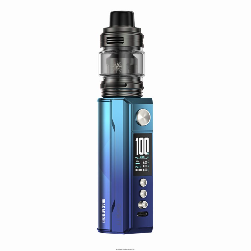 VOOPOO DRAG M100S dispositivo mod cian y azul - VOOPOO vape price N2082T277
