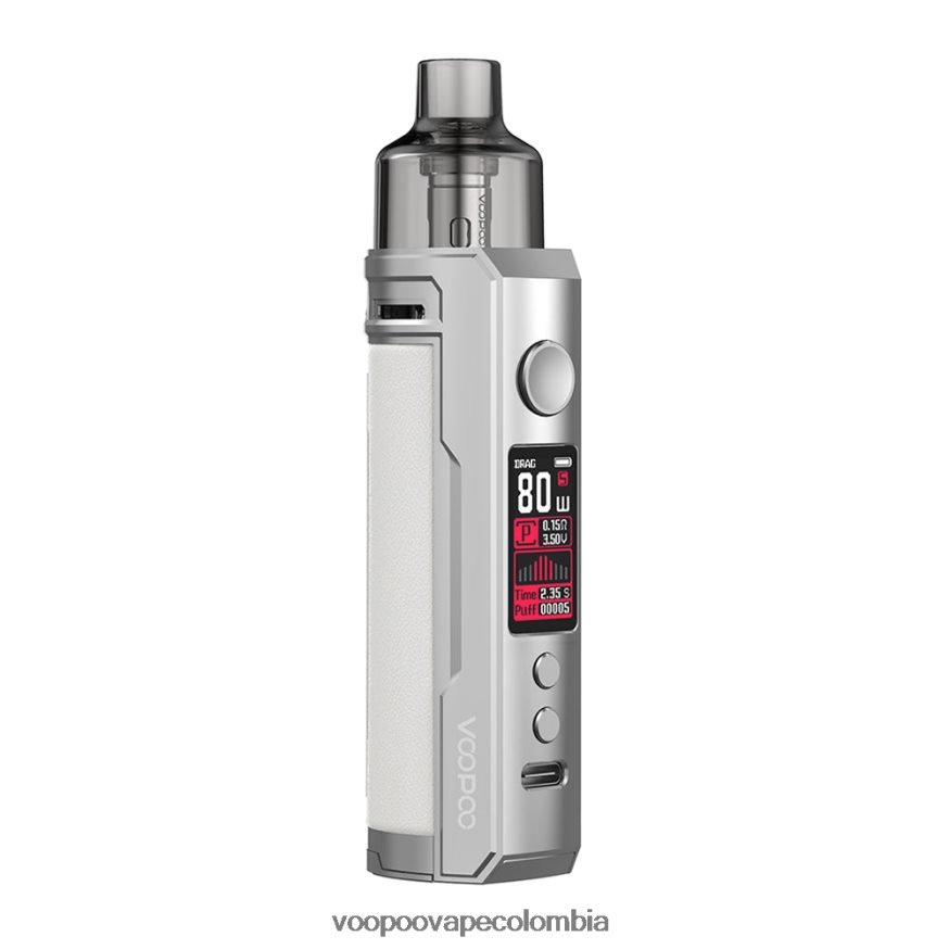 VOOPOO DRAG X kit de modificación de cápsulas blanco plateado - VOOPOO vape price N2082T177