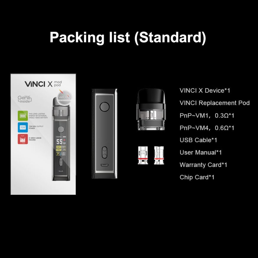 VOOPOO VINCI X kit de cápsula mod Fibra de carbon - VOOPOO vinci precio N2082T346